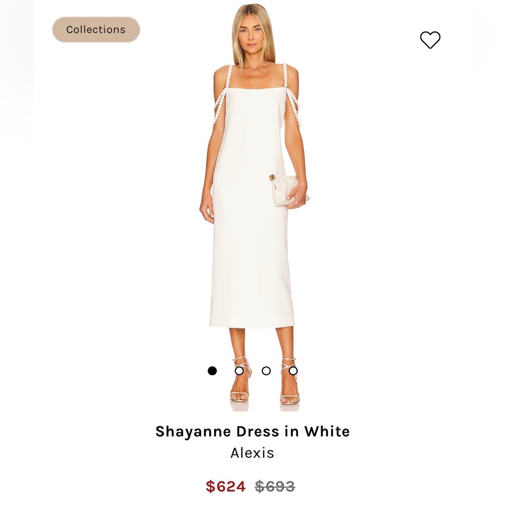 Luxury Brand “Alexis” - Shayanne Dress in White NEW never worn